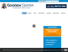 Tablet Screenshot of goodencenter.org